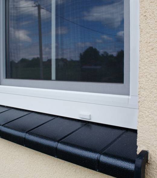 plastic door with mosquito net outdoor closeup